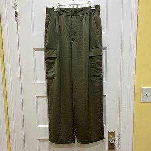 Madewell Green Trousers Relaxed Fit